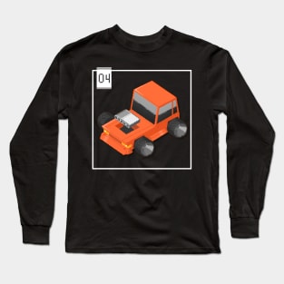 04 - Pixel Cars - Little Orange Long Sleeve T-Shirt